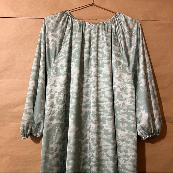 Tuckernuck | Hyacinth House Seafoam Sullivan Maxi Dress Watercolor Size M - Picture 9 of 10